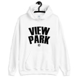 View Park Black Print Hoodie