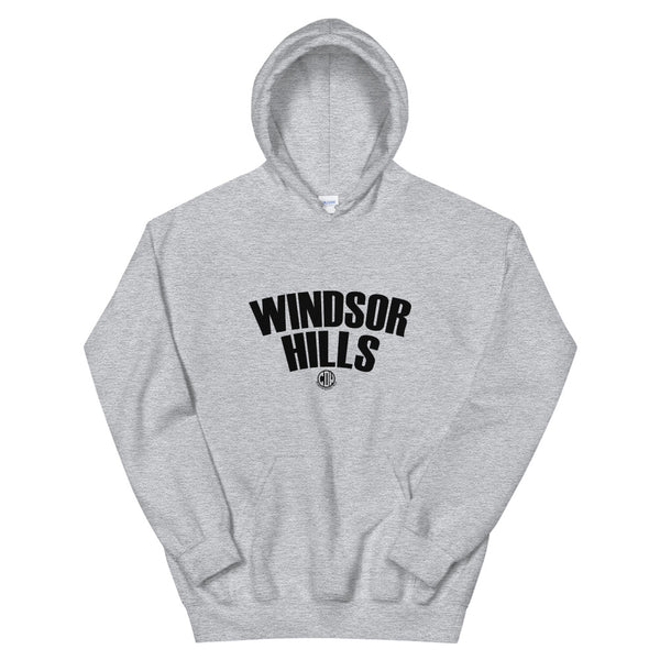 Windsor Hills Black Print Hoodie