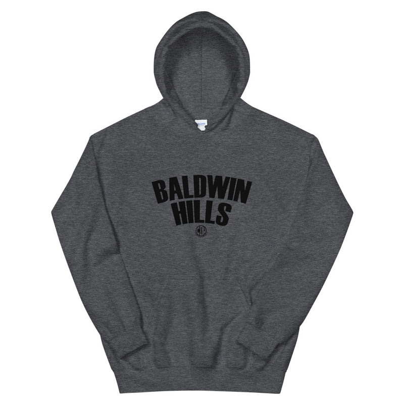 Baldwin Hills Black Print Hoodie