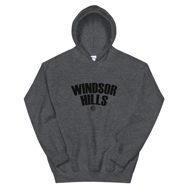 Windsor Hills Black Print Hoodie