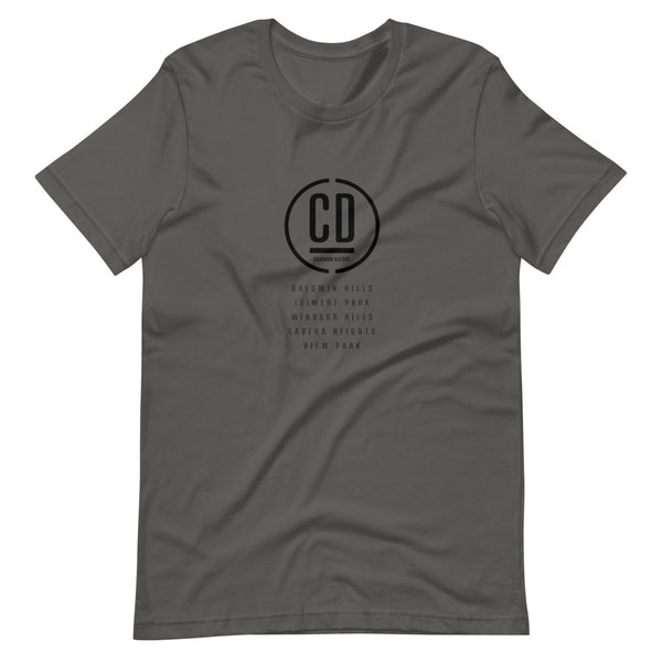 CD Circle Logo Black Print T-Shirt