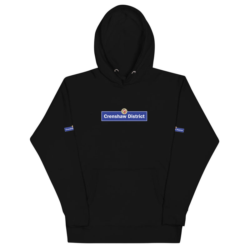 Crenshaw District Street Sign 2 Unisex Hoodie