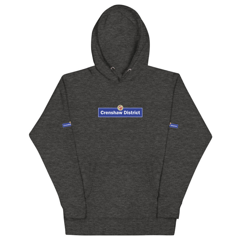 Crenshaw District Street Sign 2 Unisex Hoodie