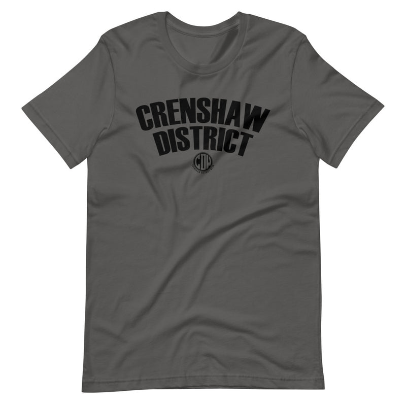 Crenshaw District Black Print Unisex T-Shirt