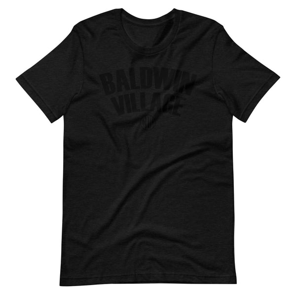 Baldwin Village Black Print Unisex T-Shirt