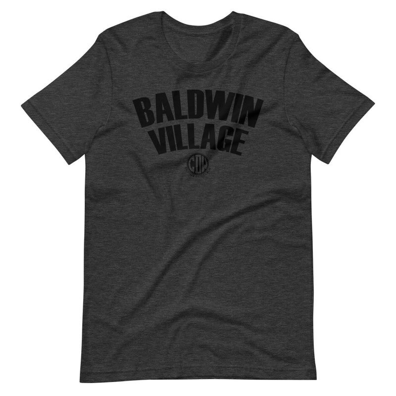 Baldwin Village Black Print Unisex T-Shirt