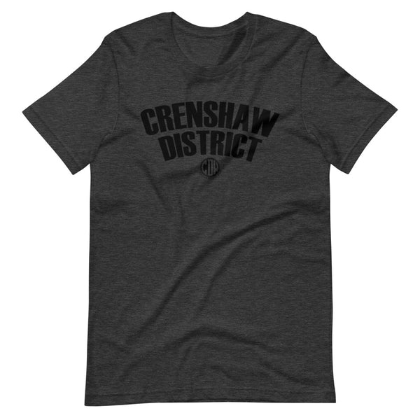 Crenshaw District Black Print Unisex T-Shirt