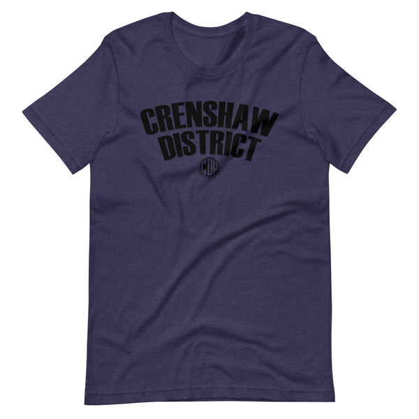 Crenshaw District Black Print Unisex T-Shirt