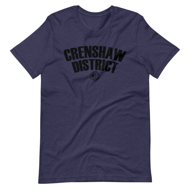 Crenshaw District Black Print Unisex T-Shirt