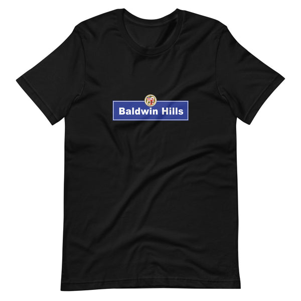 Baldwin Hills Street Sign T-Shirt