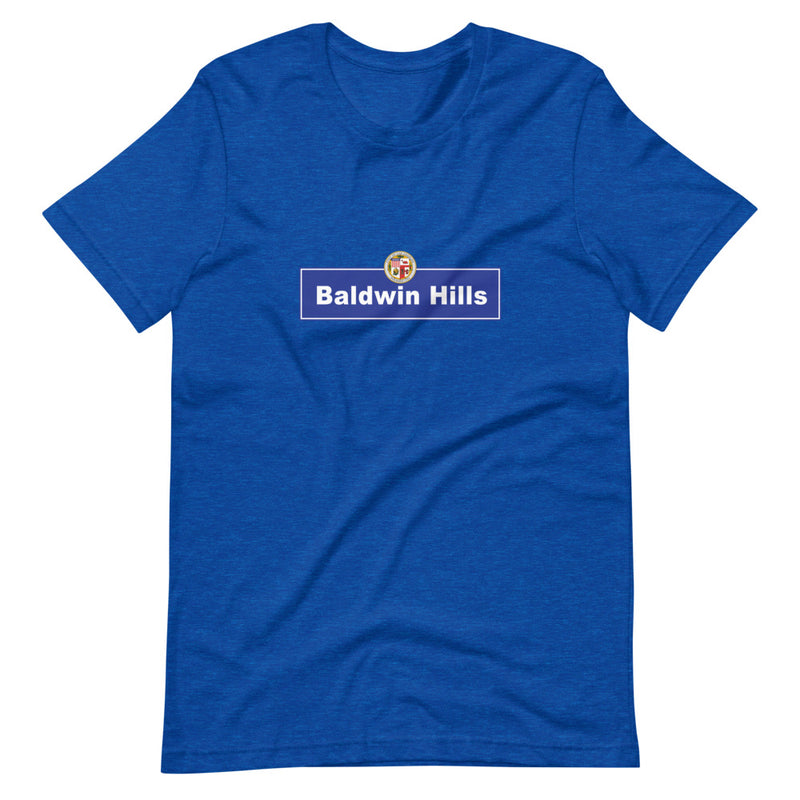 Baldwin Hills Street Sign T-Shirt