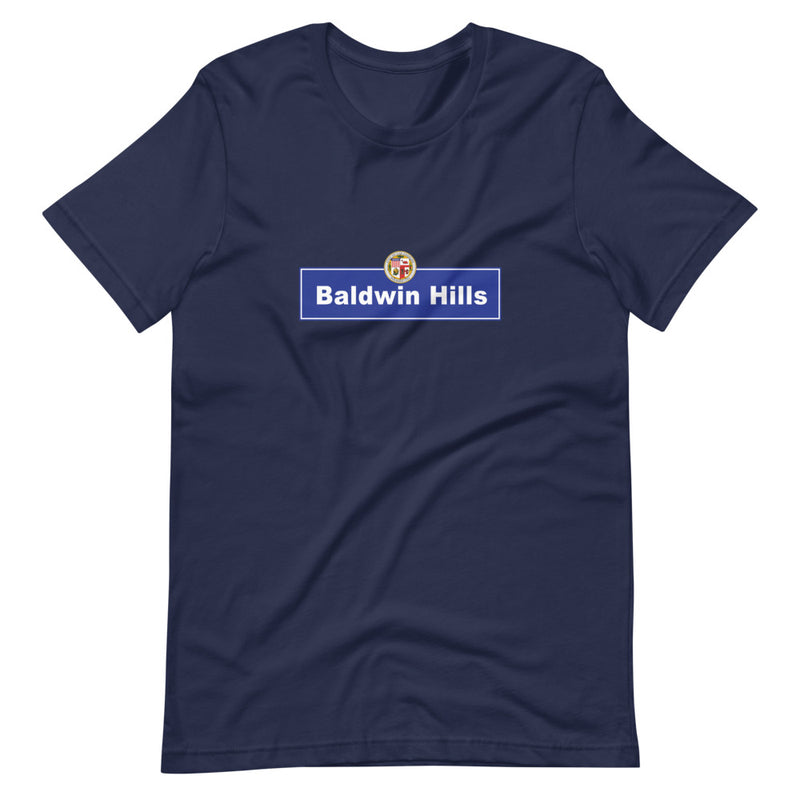 Baldwin Hills Street Sign T-Shirt