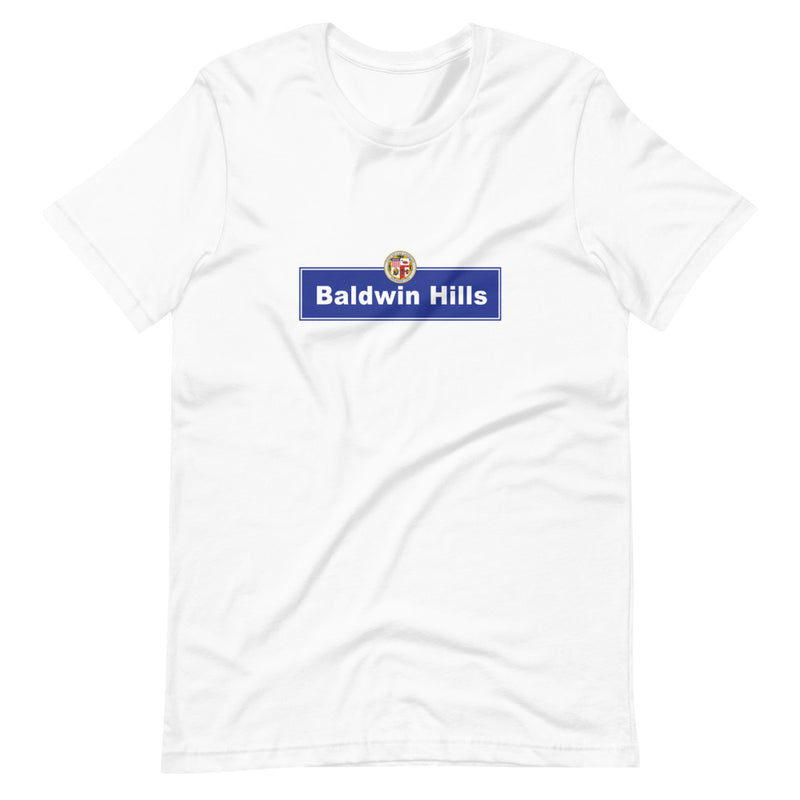 Baldwin Hills Street Sign T-Shirt