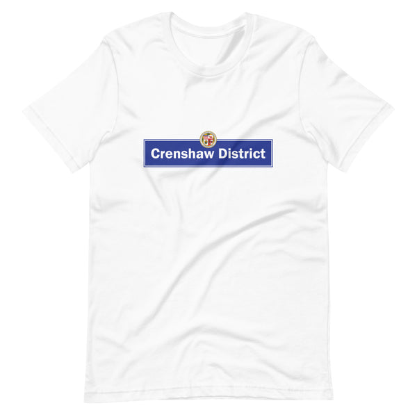 Crenshaw District Street Sign T-Shirt