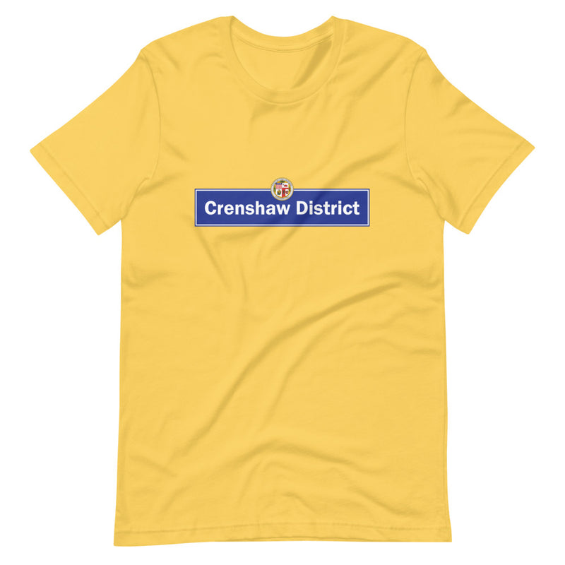 Crenshaw District Street Sign T-Shirt